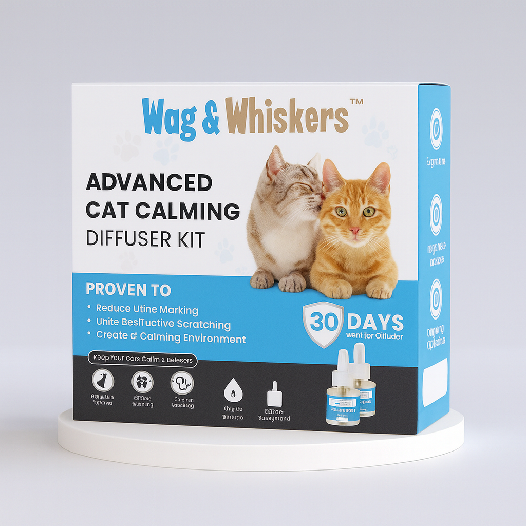 Wag&Whiskers™ - Cat Calming Diffuser | Dual-Pheromone Formula